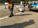廣東菊蘭新型材料自流平灌縫膠滲漏修補膠用在佛山機場路